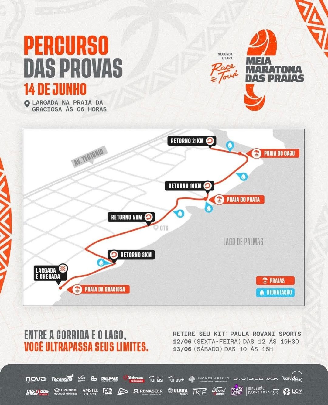 ⚠️Percurso da corrida⚠️