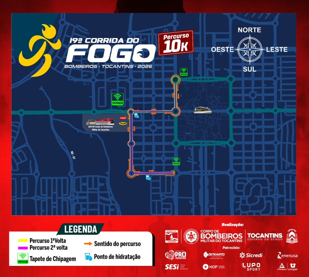 percurso 10km