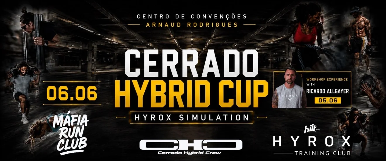Banner CERRADO HYBRID CUP — HYROX SIMULATION