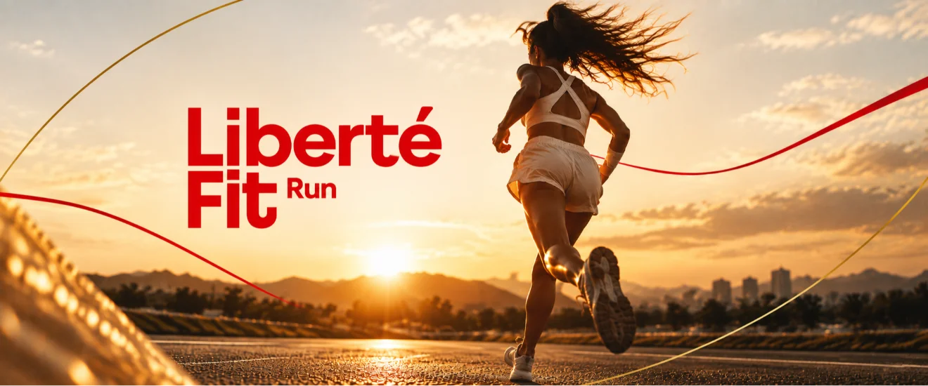 Banner do evento LIBERTÉ FIT RUN — FRUTAL/MG 2026