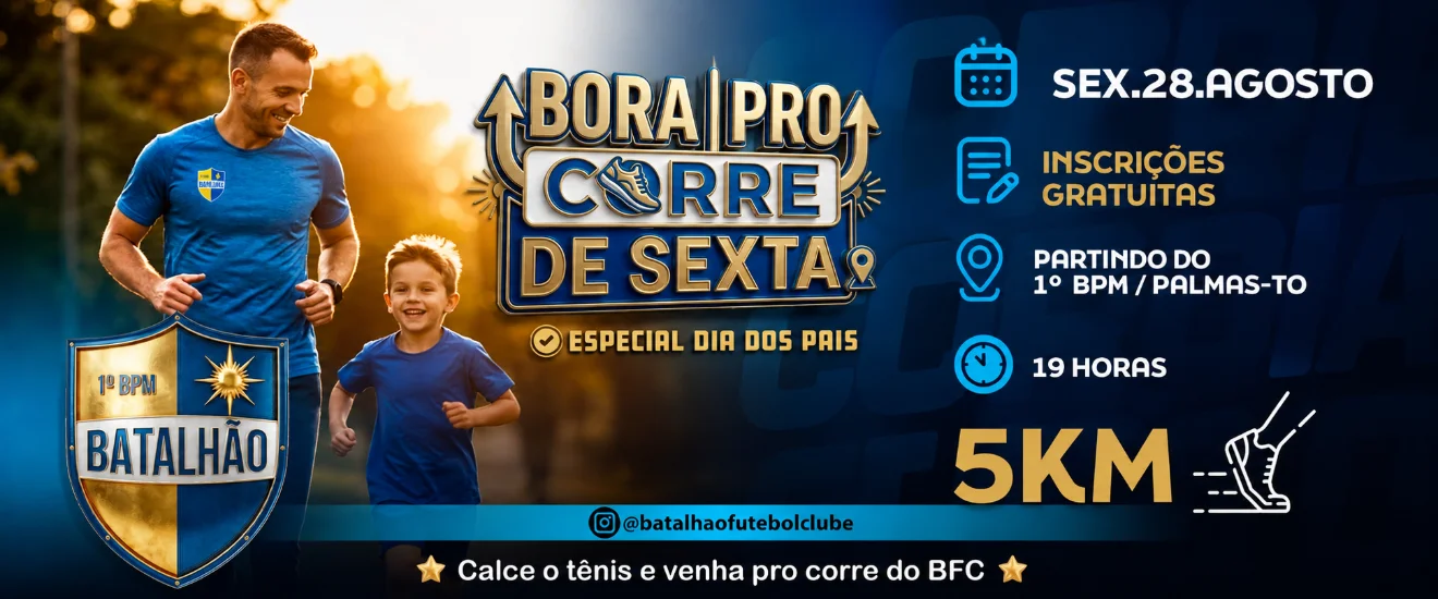 Banner do evento O CORRE DE SEXTA