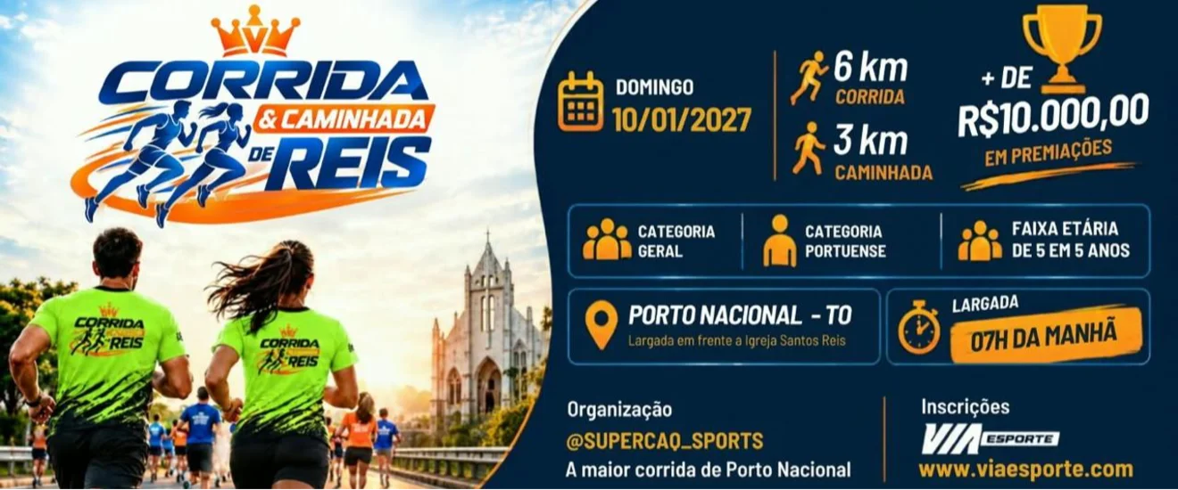 5ª CORRIDA E CAMINHADA DE REIS 2027
