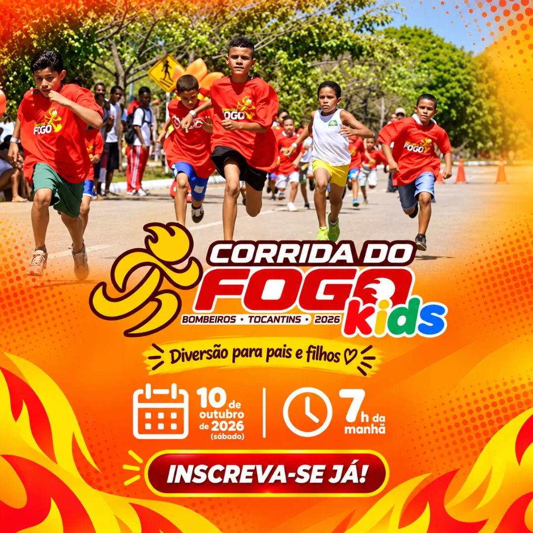 Banner do evento 3ª CORRIDA DO FOGO KIDS