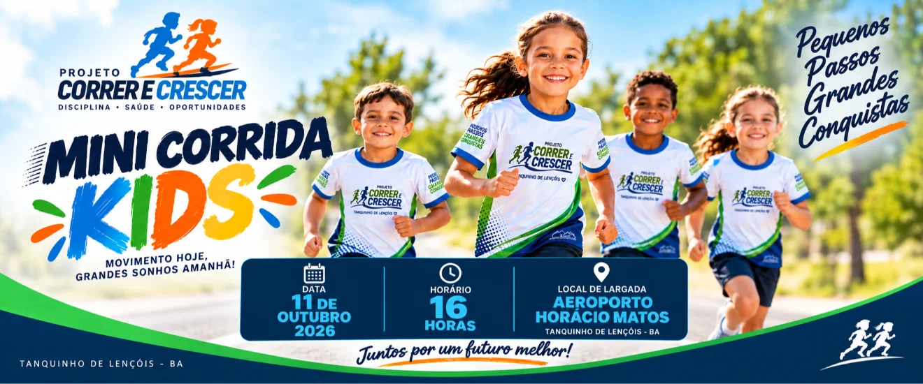 1ª CORRIDA KIDS – PROJETO CORRER E CRESCER