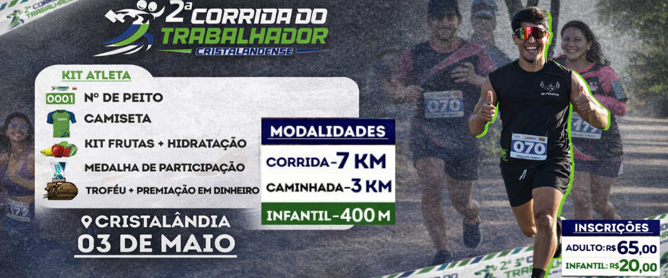 2ª CORRIDA DO TRABALHADOR CRISTALANDENSE