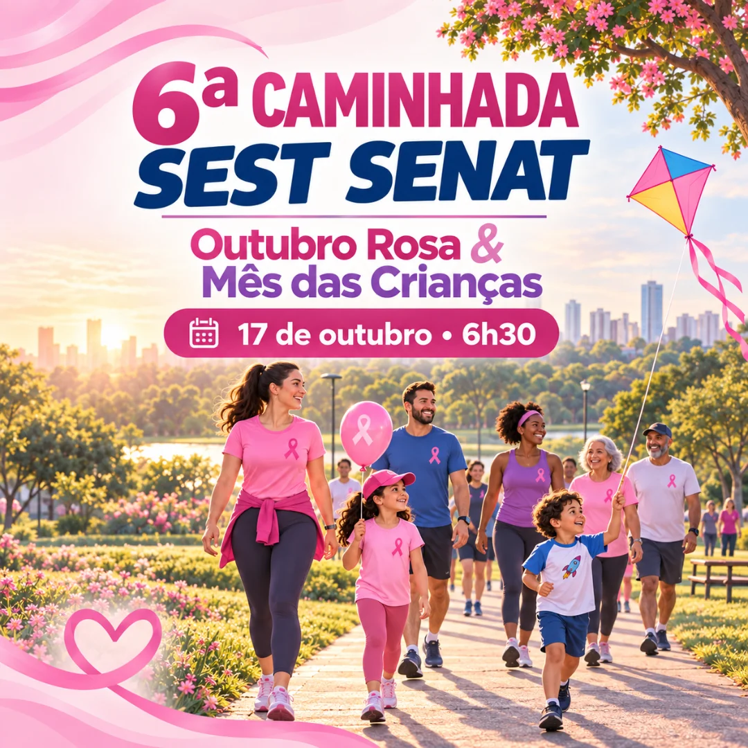 Banner do evento CAMINHADA SEST SENAT 2026