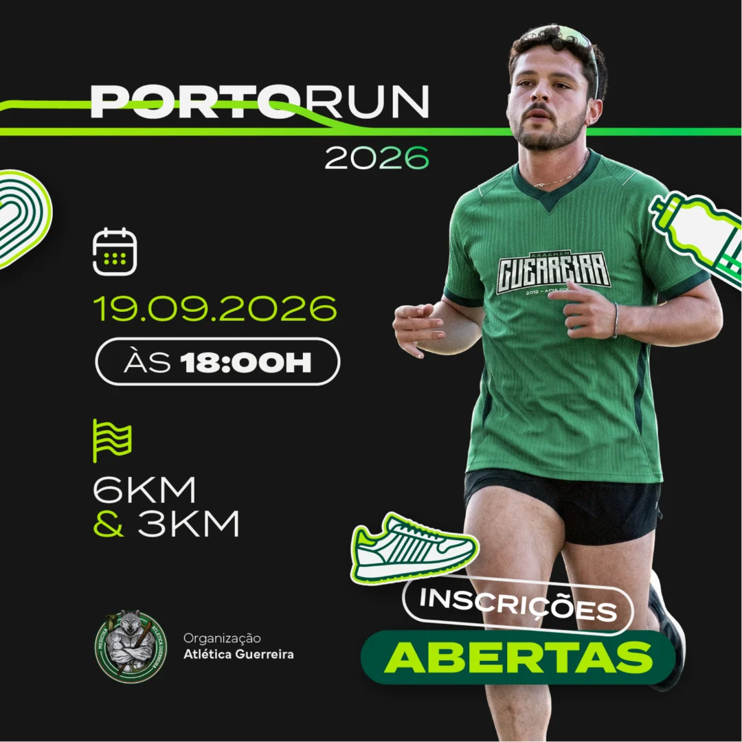 Banner do evento 1ª CORRIDA PORTO RUN