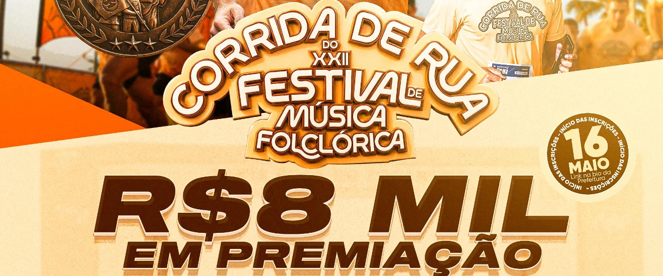CORRIDA DE RUA DO XXII FESTIVAL DE MÚSICA FOLCLÓRICA