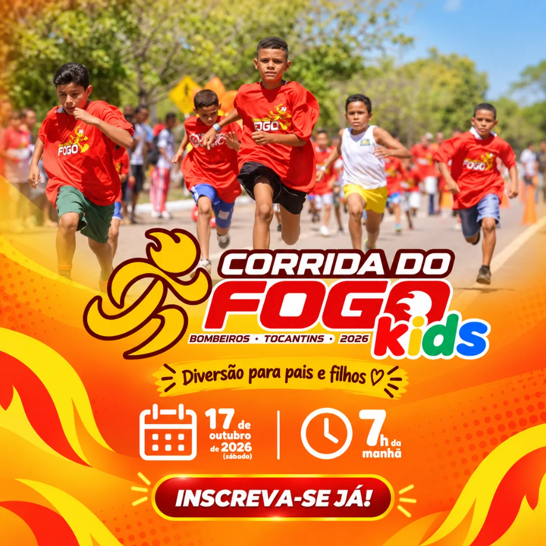 Banner do evento 3ª CORRIDA DO FOGO KIDS