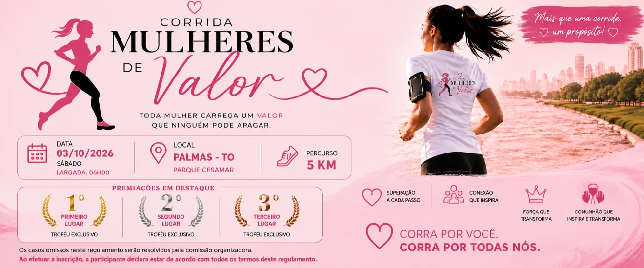 CORRIDA MULHERES DE VALOR