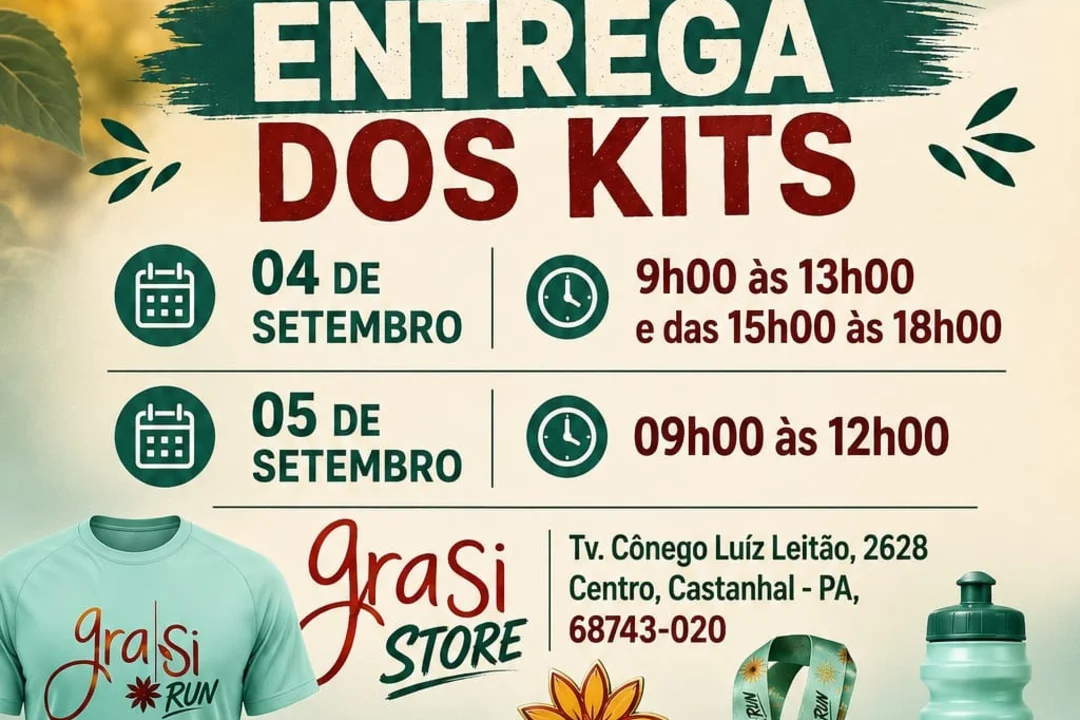 Imagem dos kits e da entrega