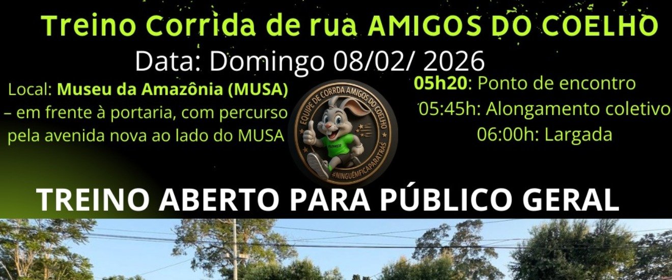 TREINO CORRIDA DE RUA AMIGOS DO COELHO