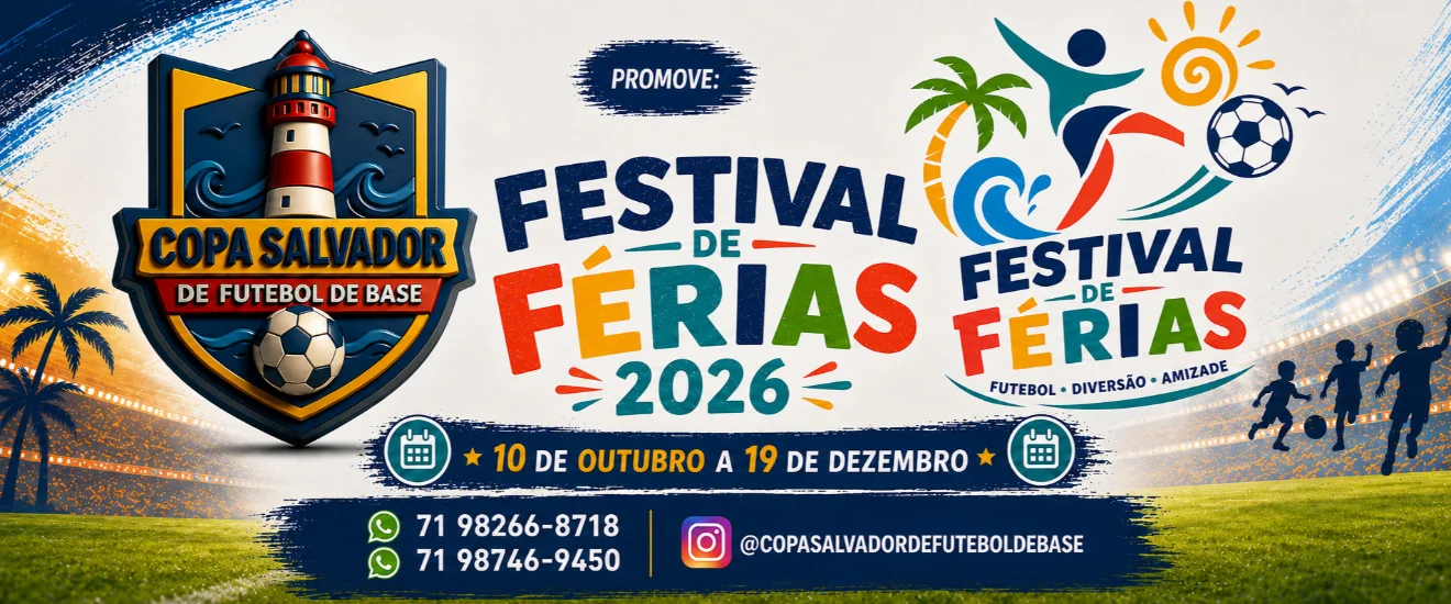 Banner do evento FESTIVAL DE FÉRIAS 2026