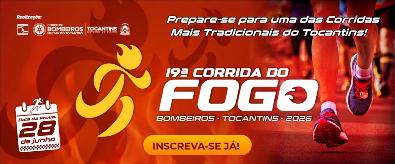 19ª CORRIDA DO FOGO TOCANTINS - 2026