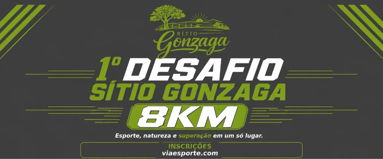 Banner 1º DESAFIO SÍTIO GONZAGA