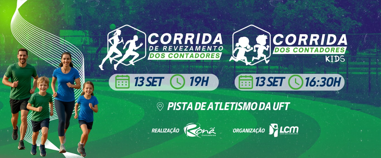 CORRIDA DE REVEZAMENTO DOS CONTADORES